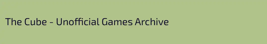 The Cube - Unofficial Games Archive